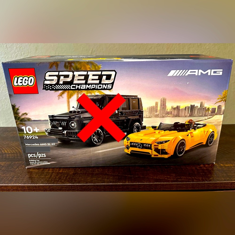 LEGO Speed Champions Mercedes AMG SL 63 Set 76924 New ONLY